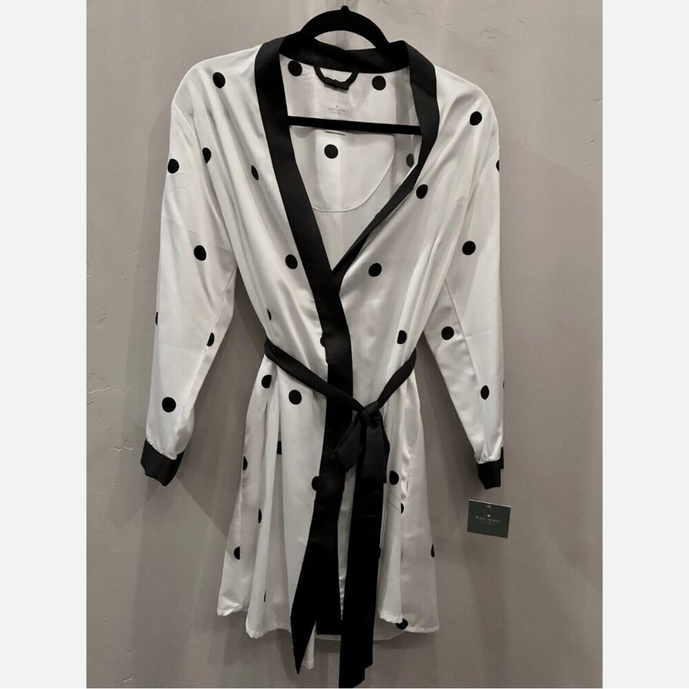 Kate Spade New York Charmeuse Short Robe